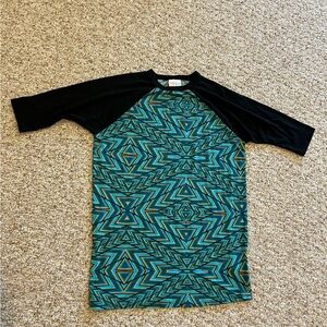 Lularoe girls Sloan 3/4 sleeve tee